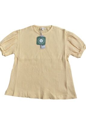 The Sunday Collective Skansen Drop Shoulder Balloon Sleeve Top